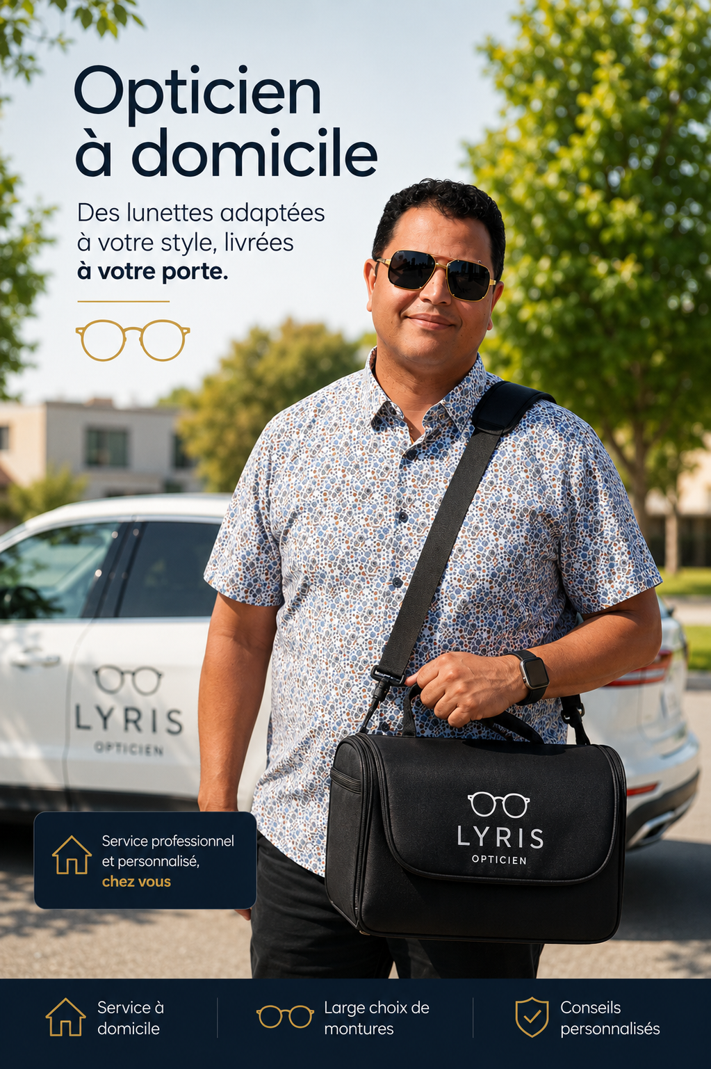 Youssef Ait El Kaid, opticien mobile LYRIS